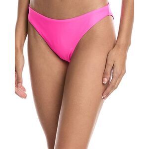 Milly Womens  Solid Margot Bikini Bottom, Pink